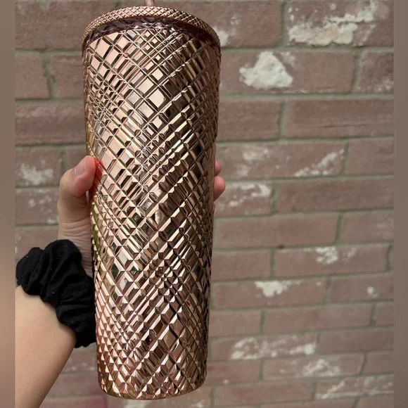 Starbucks Rose Gold Studded Cold Cup - Picture 6 of 10